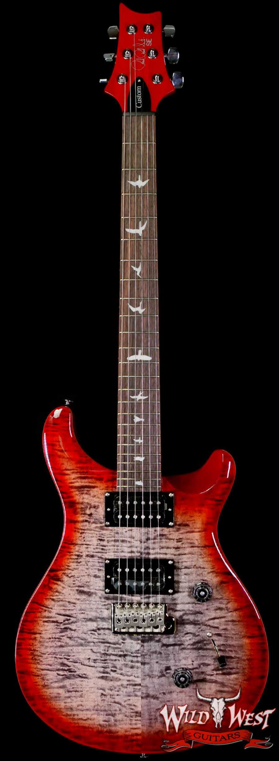 Paul Reed Smith PRS SE Custom 24 Charcoal Cherry Burst 7.40 LBS
