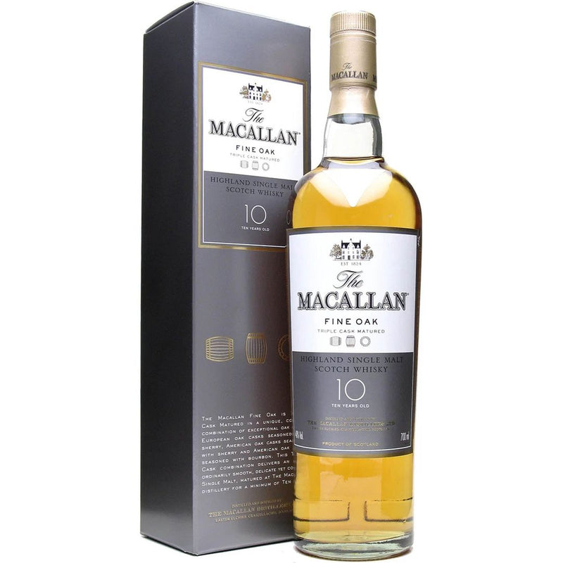 Buy The Macallan 10 Year Old Fine Oak Scotch Whisky Online