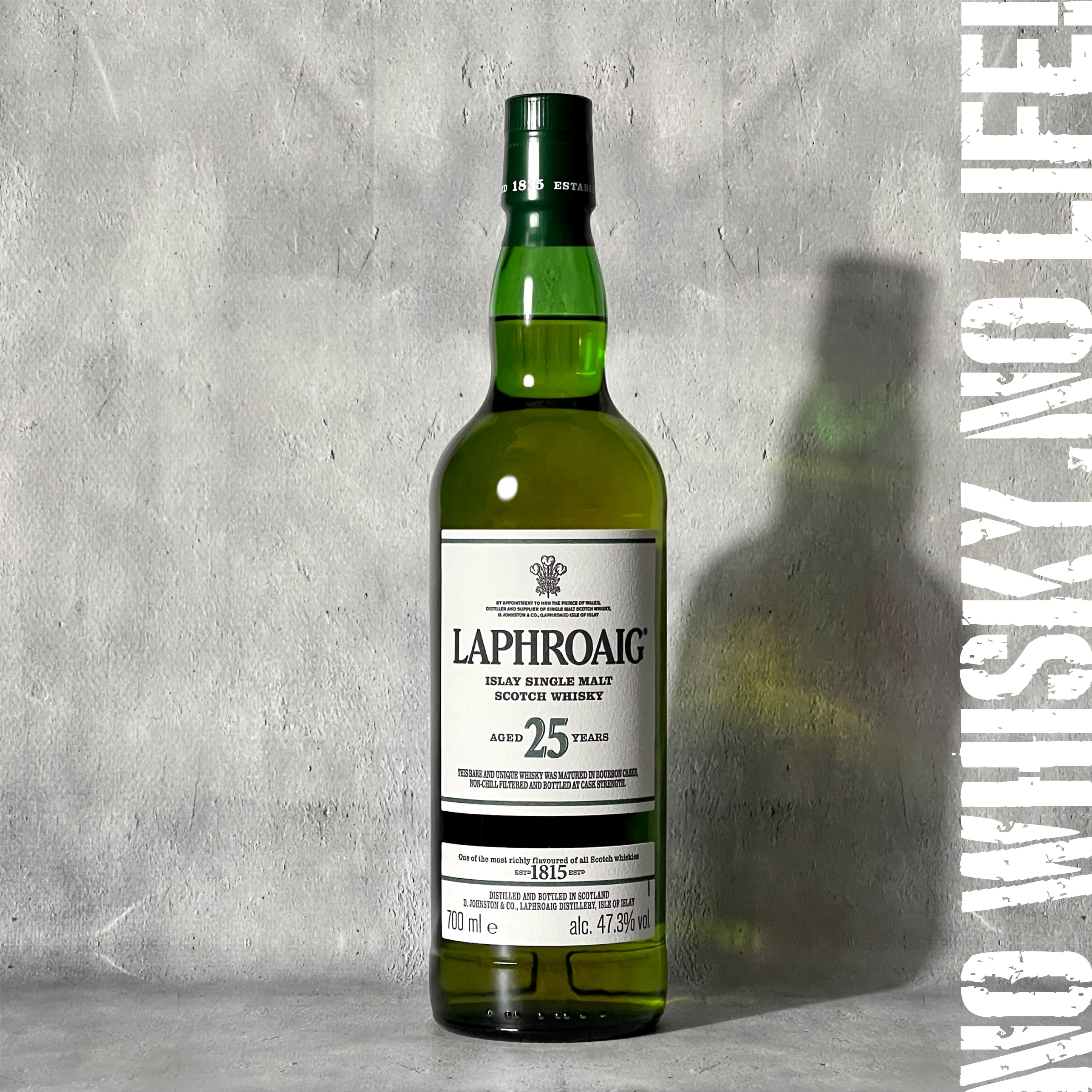 空瓶、LAPHROAIG25年