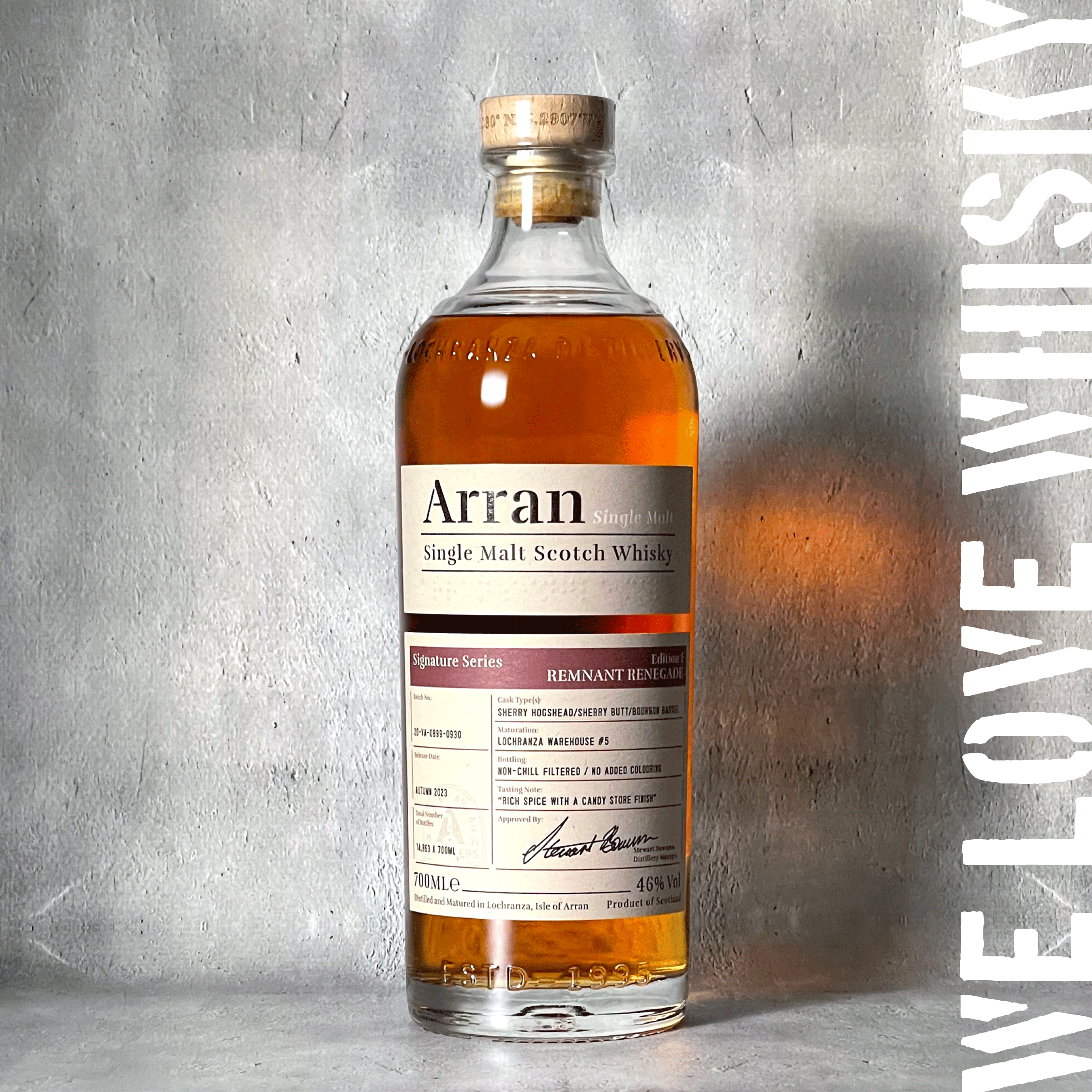 WHISKY LOVERS ONLINESHOP / アランモルト レムナント レネゲード