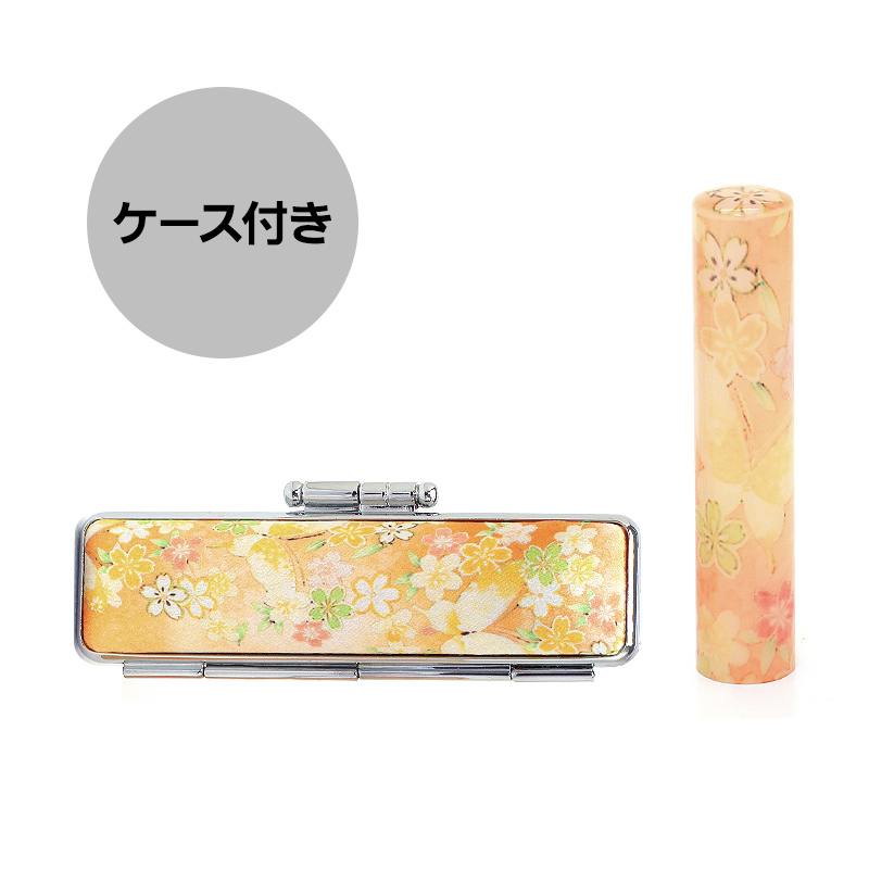 和(なごみ)ざいく印鑑 WY-72 和ちょう│女性向け印鑑専門店【キレイ