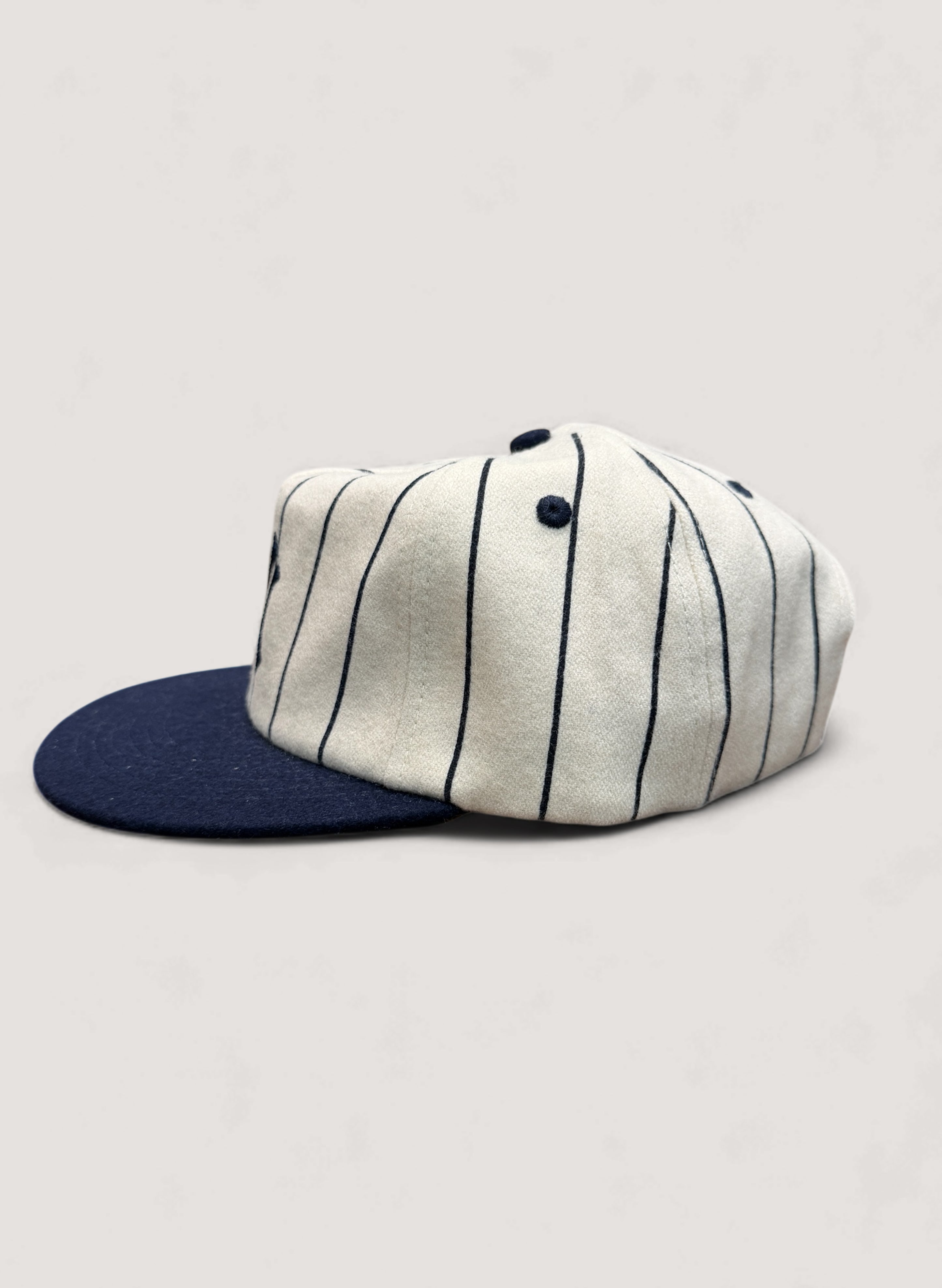 Uncle Jay's Vintage PINSTRIPE YANKEES Chainstitch Cap (UNCLE-002