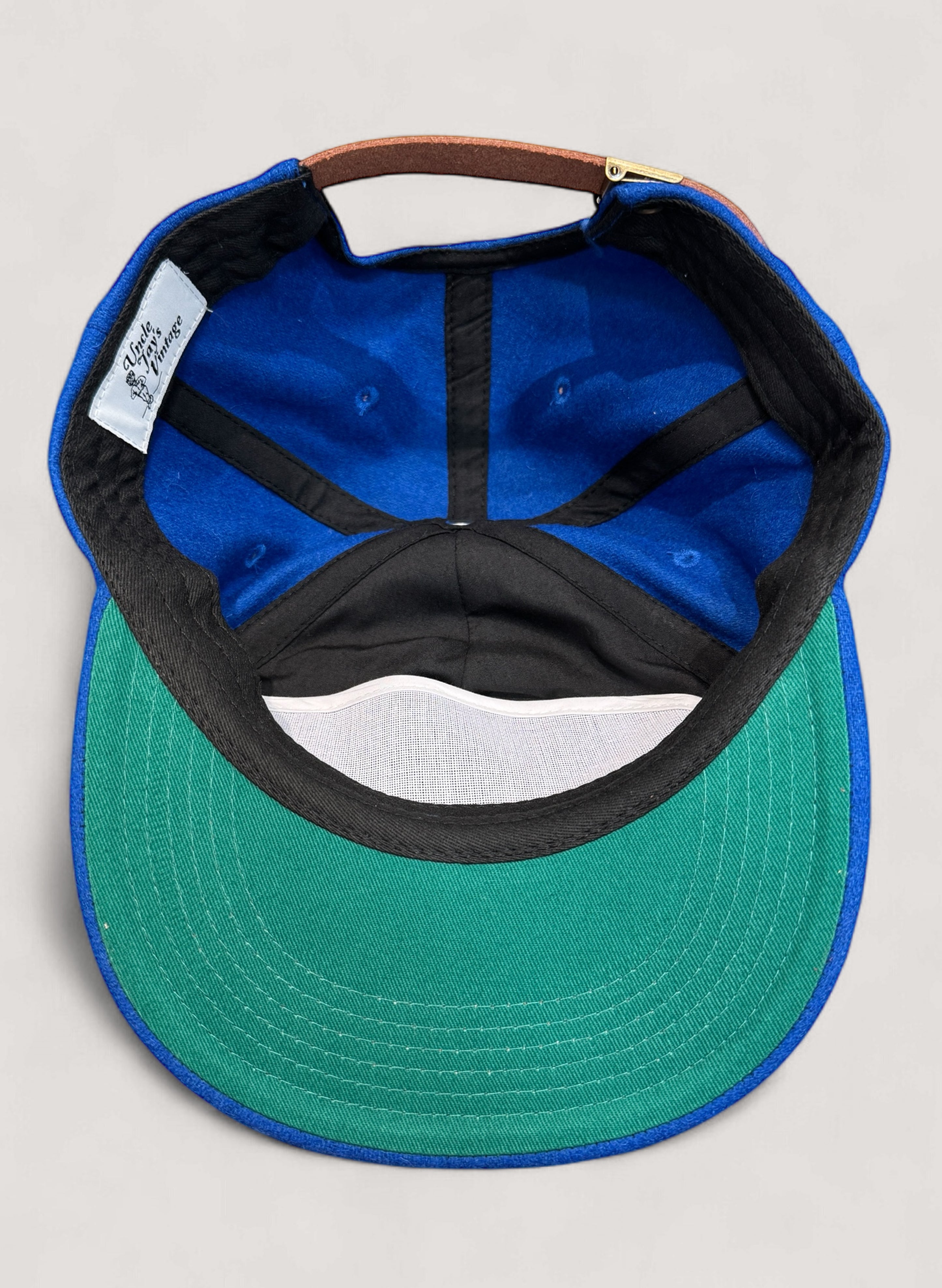 Uncle Jay's Vintage Chainstitch Cap BLUE/ORANGE (UNCLE-001