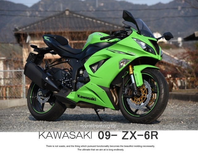 6.さかい様 オーダー ZX-6R（09-12） | Kawasaki | ウッドストック