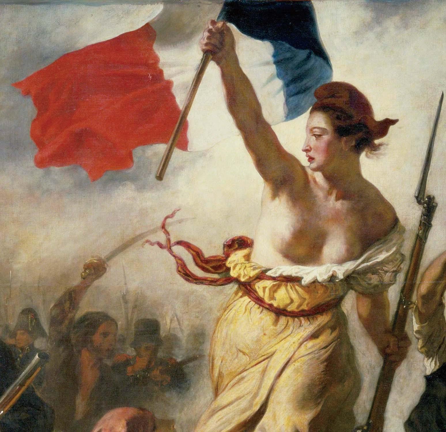 自由の女神/絵画/ジェーン・ボーデン ドラクロワ 民衆を導く自由の女神