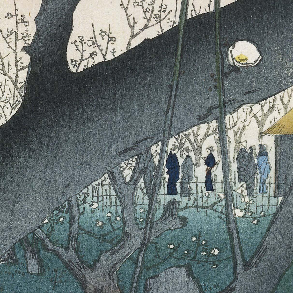 木版画 矢萩英雄 ヒマラヤの月