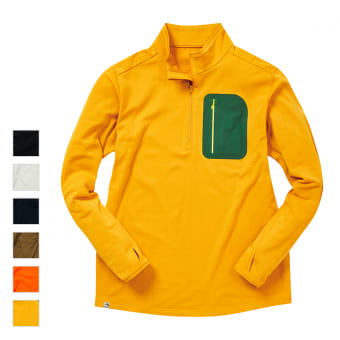 1391 ブロックフリーストレッキング ハーフジップ | ワークマン公式