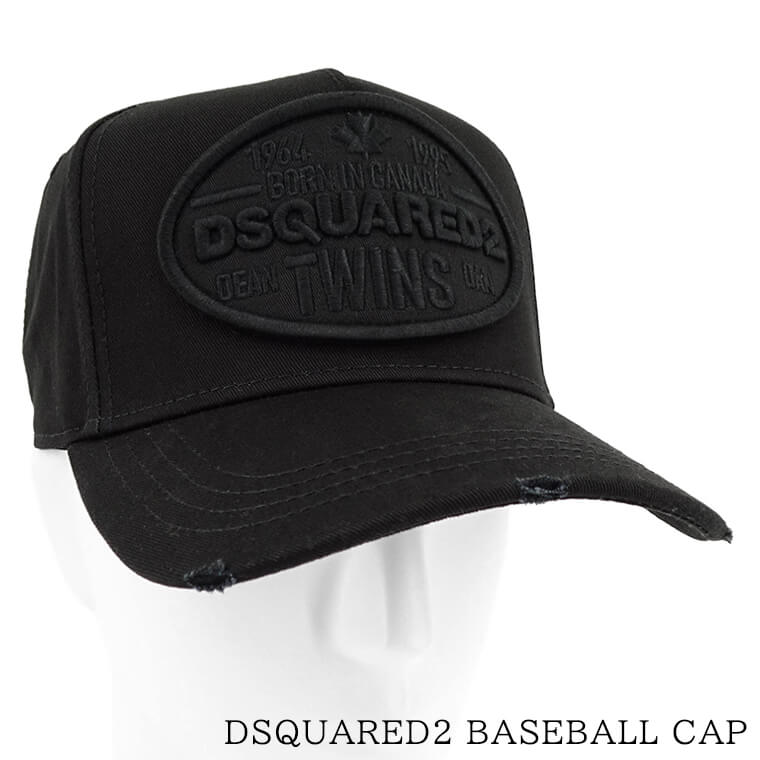 ディースクエアード DSQUARED2 メンズ レディース キャップ ブラック