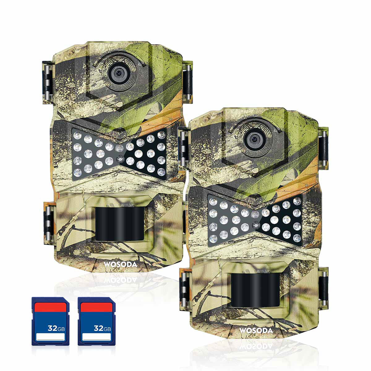 WOSPORTS G200 Trail Camera 2-Pack
