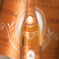 化粧箱付き クリスタル・ロゼ ルイ・ロデレール 2013年 フランス