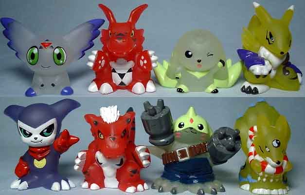 デジタルモンスター デジモン デジモンアドベンチャー 指人形 ソフビ