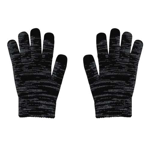 全面反射手袋（ブラック）｜交通安全・防犯・防災グッズならサンエス