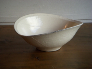 唐津焼♡粉引きたわみ鉢