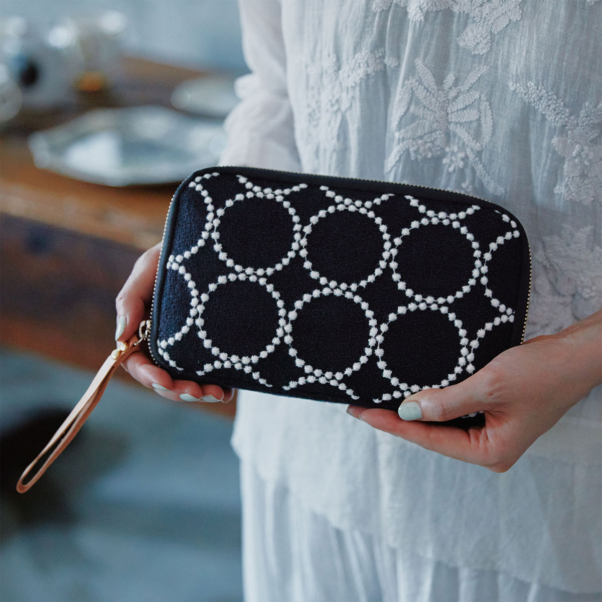 ちいさいひきだしポーチミナペルホネンタンバリンほぼ日手帳