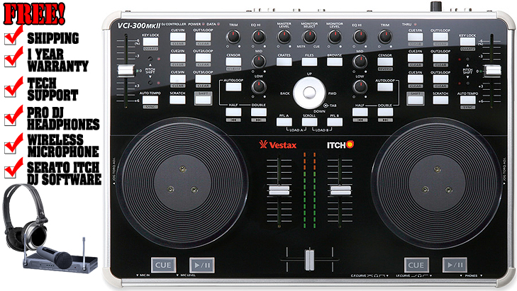 ⑧Vestax VCI-300 MK Ⅱ ITCH 付属品多数 ⑧Vestax VCI-300 MK Ⅱ ITCH
