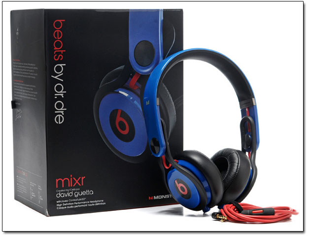Monster Beats Mixr Blue Headphones | DJ Audio