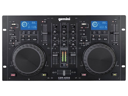 Gemini CDM-4000 DJメディアプレーヤー CDM-4000 USB, MP3/CD DJ Media