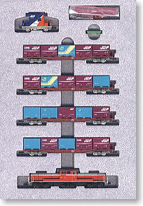 限定品】 臨時高速貨物8554列車 (推進運転コンテナ列車) セット (6両
