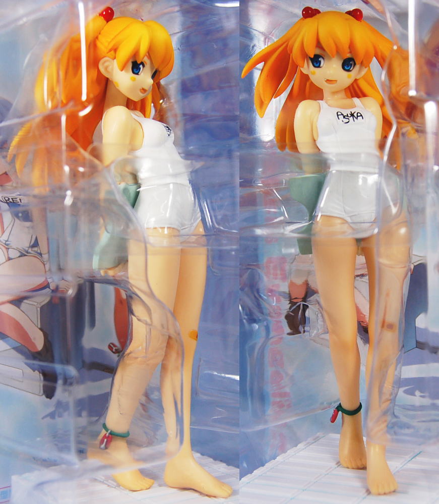 新世紀エヴァンゲリオン EXスクール水着フィギュア feat.ぽよよん・ろ