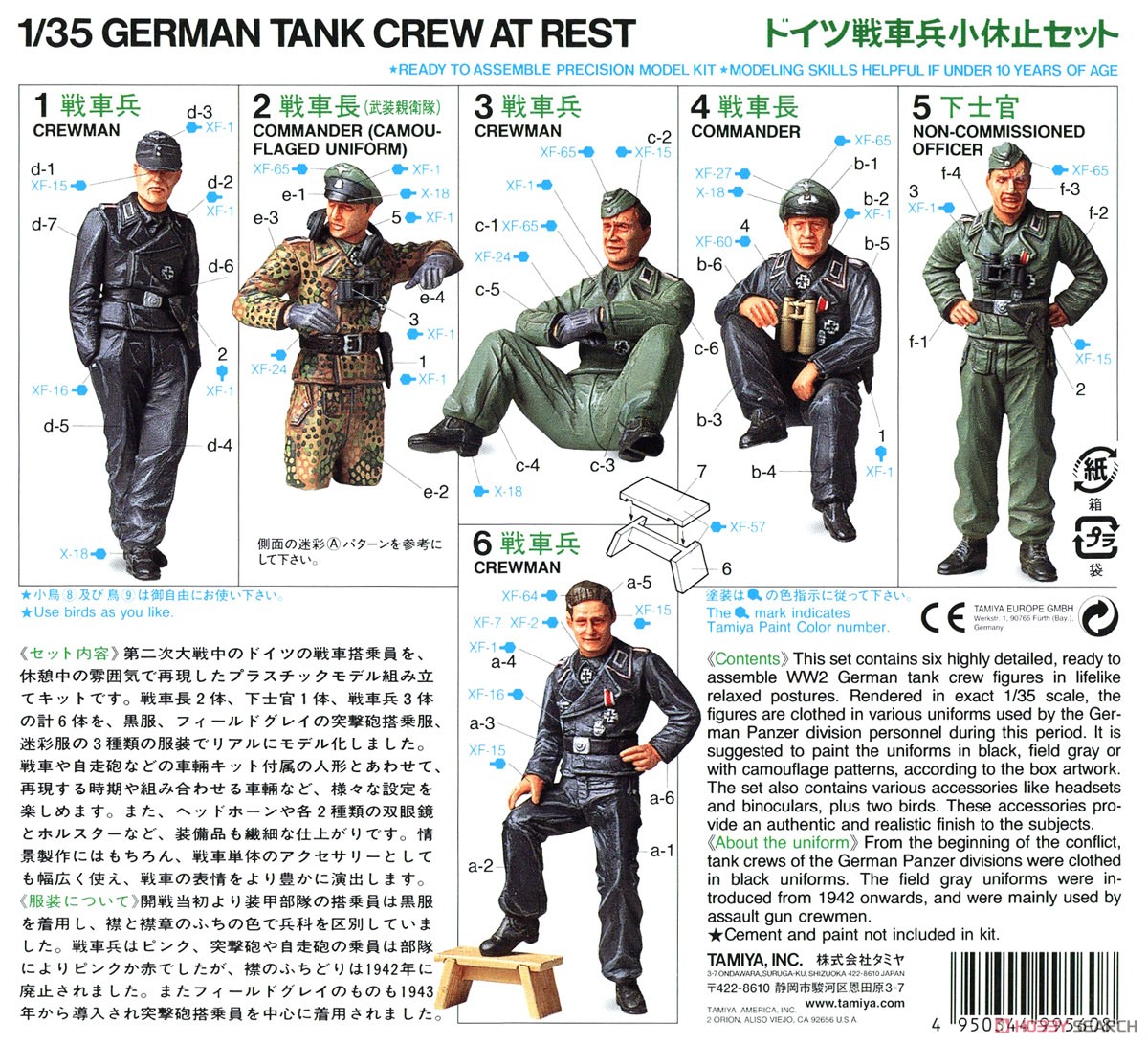 ドイツ戦車兵小休止セット (プラモデル) - ホビーサーチ ミリタリープラモ