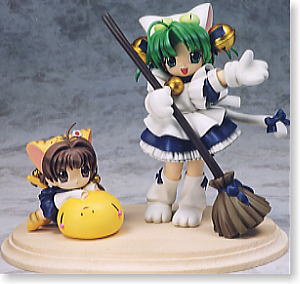 デ・ジ・キャラット(でじこ)＆ゲマ フィギュア