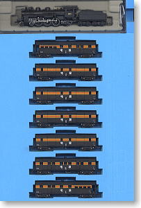 C51-266+ワキ1+ワムフ1 宅扱い専用列車 (8両セット) (鉄道模型