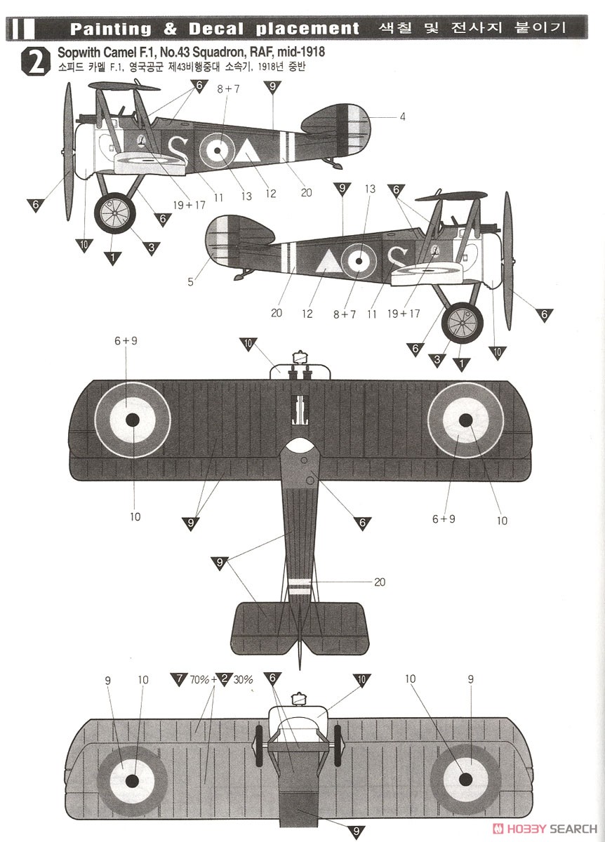 ソッピース キャメル F-1複葉戦闘機 (プラモデル) - ホビーサーチ