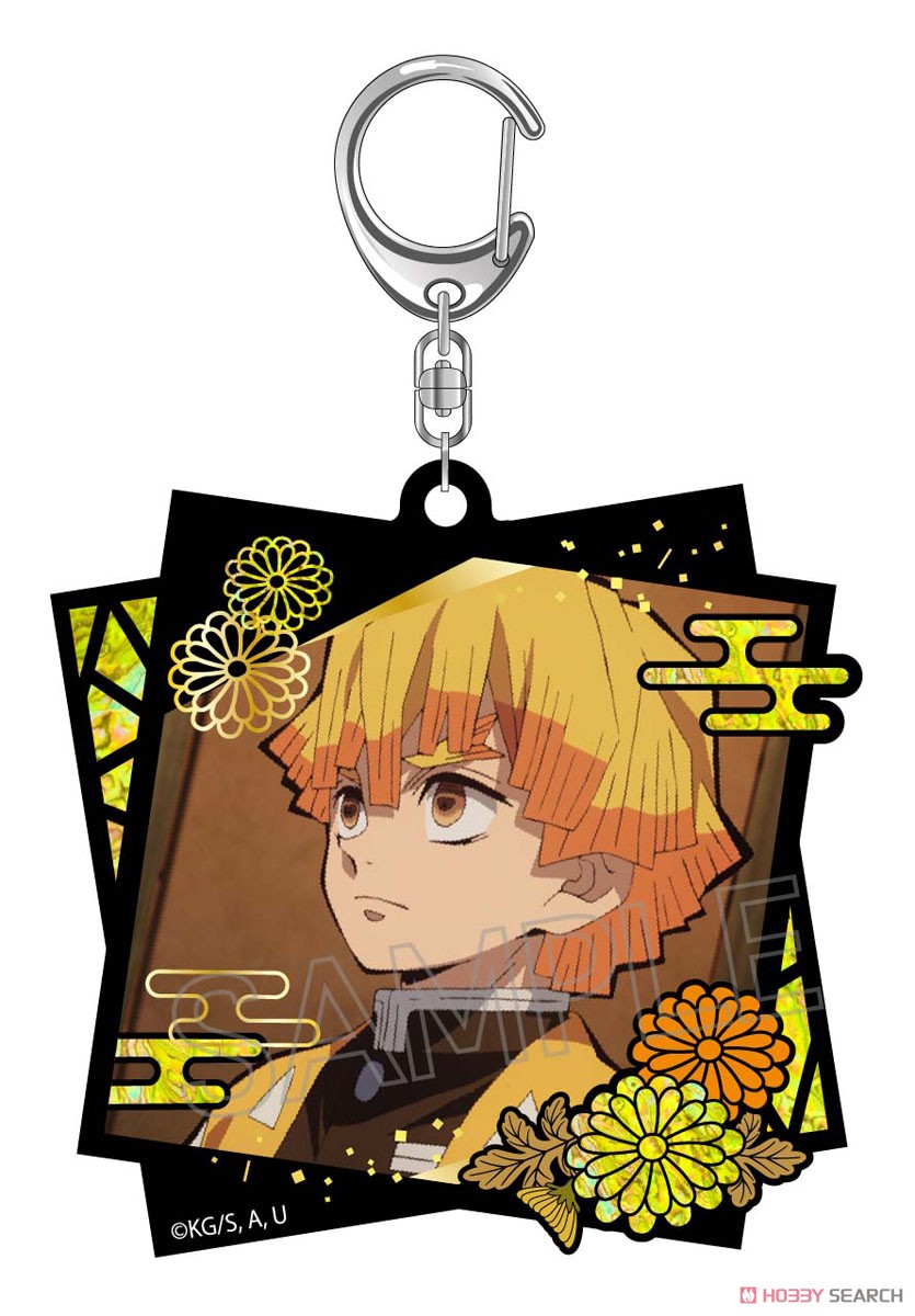 鬼滅の刃 螺鈿風シリーズ アクリルキーホルダーVol.2 我妻善逸