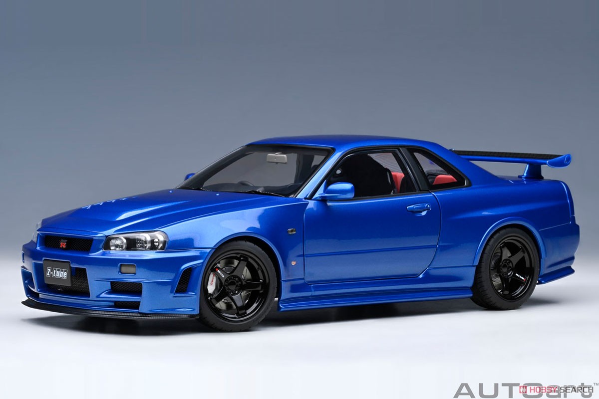 Nismo R34 GT-R Z-tune (Bayside Blue) (Diecast Car) - HobbySearch
