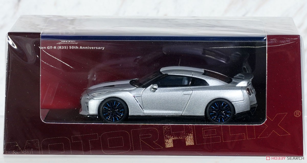 Nissan GT-R(R35) 50th Anniversary Ultimate Metal Silver (ミニカー