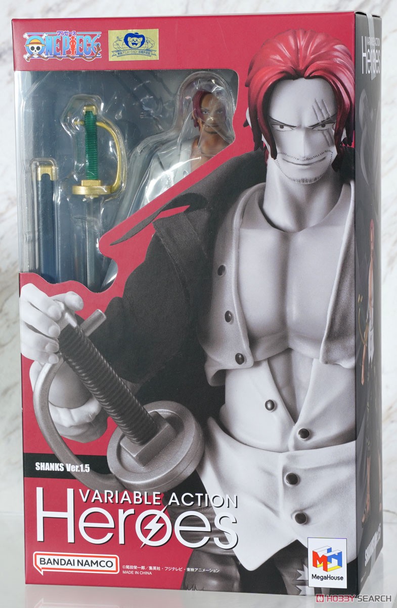 ヴァリアブルアクションヒーローズ 赤髪のシャンクスVer.1.5 ONE PIECE