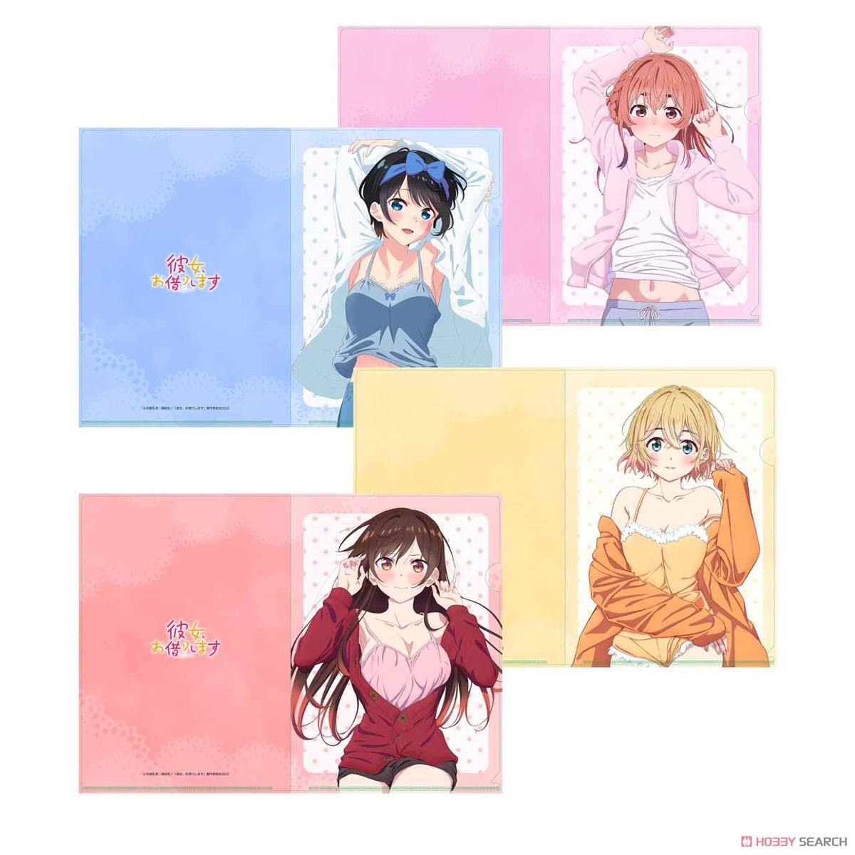 彼女、お借りします 第3期 描き下ろしクリアファイル 部屋着Ver. 水原