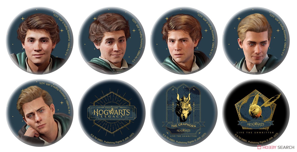 ホグワーツレガシー 缶バッジ 全8種セット Hogwarts Legacy 缶バッジ