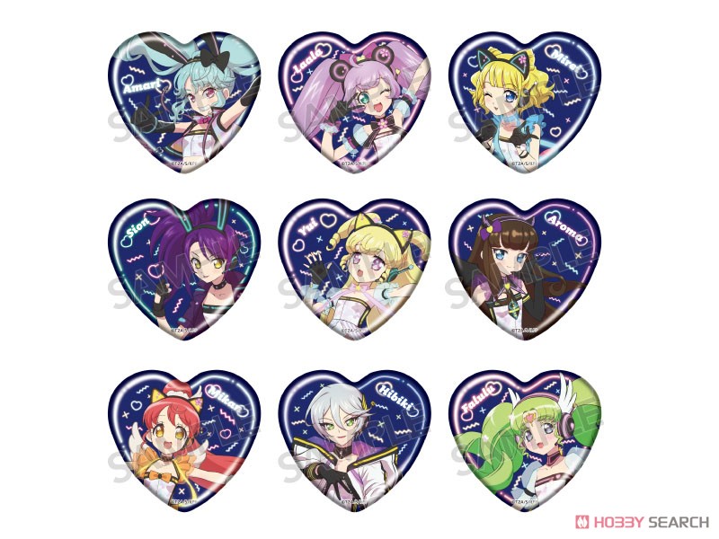プリパラ ハートデビデビパーティ ぴのん 9個セット 缶バッジ プリパラ