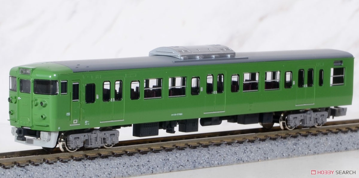 鉄道模型Nゲージ113系7700番台抹茶色4両セット JR 113系