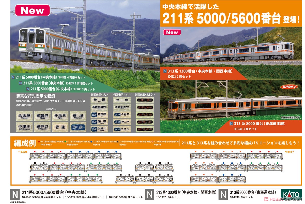 ☆特価品 313系8000番台 (東海道本線) 3両セット (3両セット) (鉄道
