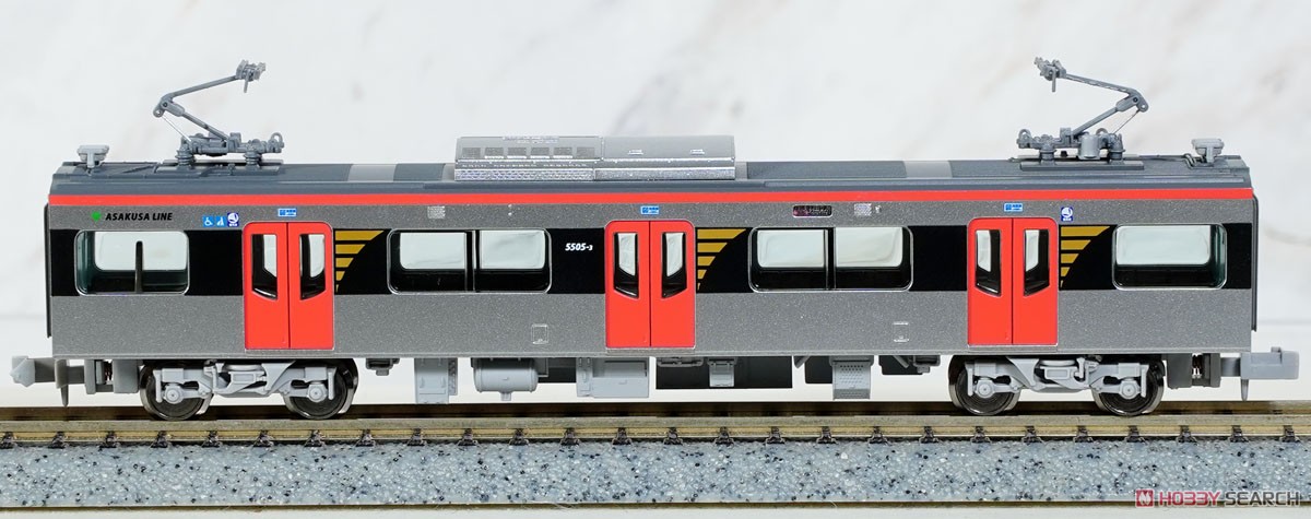 都営5500形 浅草線 アンテナ付8両セット (8両セット) (鉄道模型