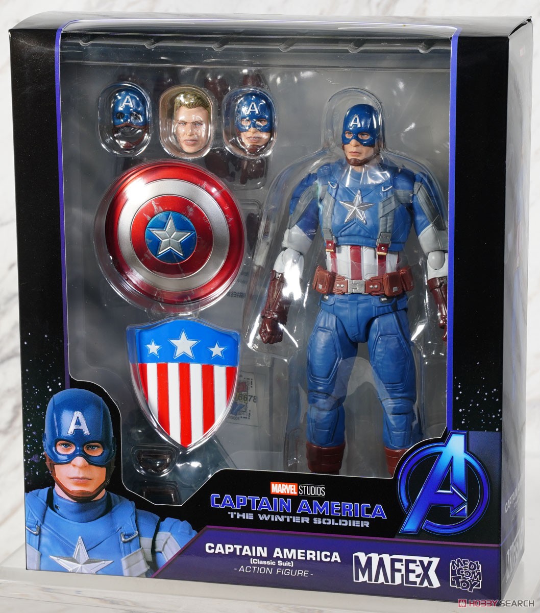 MAFEX No.220 CAPTAIN AMERICA (Classic Suit) (完成品) - ホビー