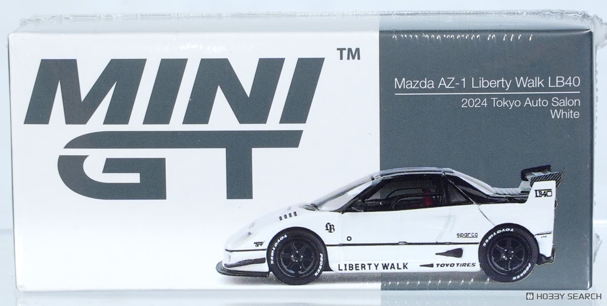 マツダ AZ-1 リバティーウォーク LB40 東京オートサロン 2024 ホワイト