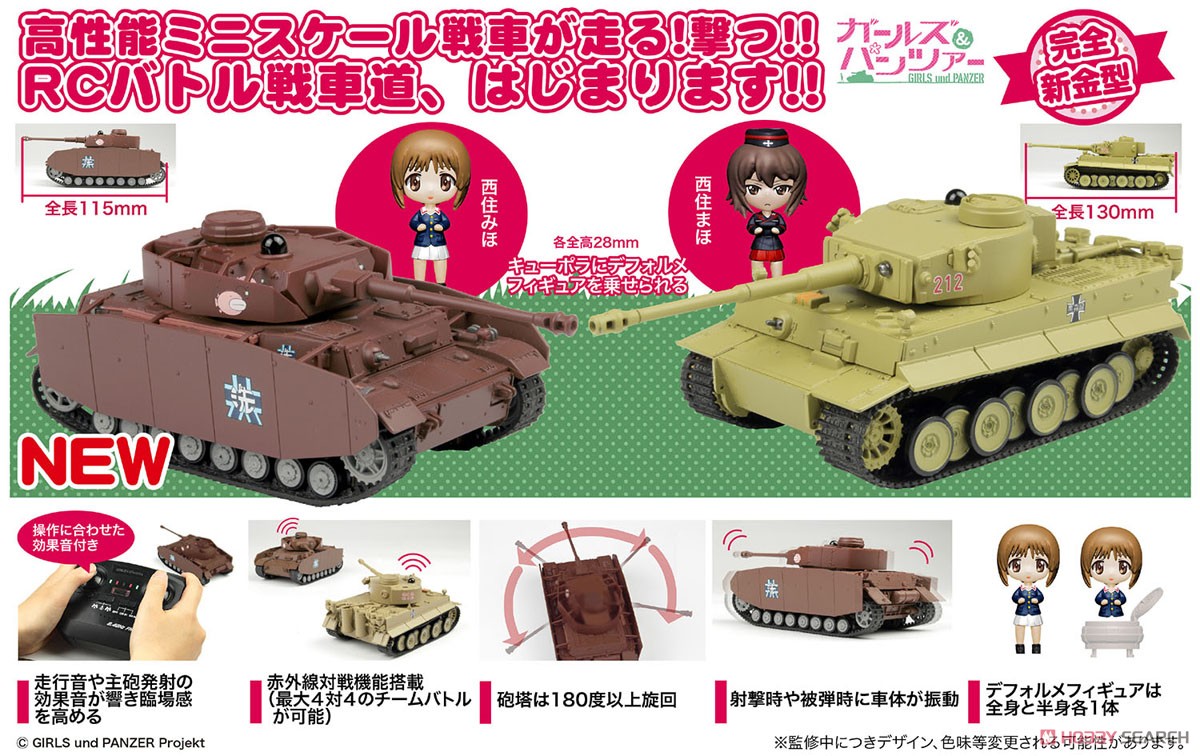 ガールズ&パンツァー figma vehicles ラジコン ティーガー1 【公式通販】