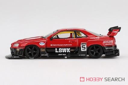 タミヤ 1/24 スカイライン GT-R R34 キャンディレッド塗装 完成品