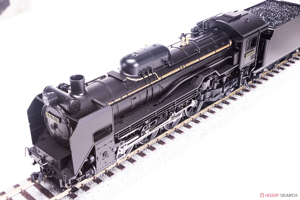 KATO D51【16】 HOゲージ KATO D51標準量産形ー16番（HOゲージ）：完全