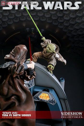 スターウォーズ/ ヨーダ V.S ダース・シディアス ジオラマスタチュー