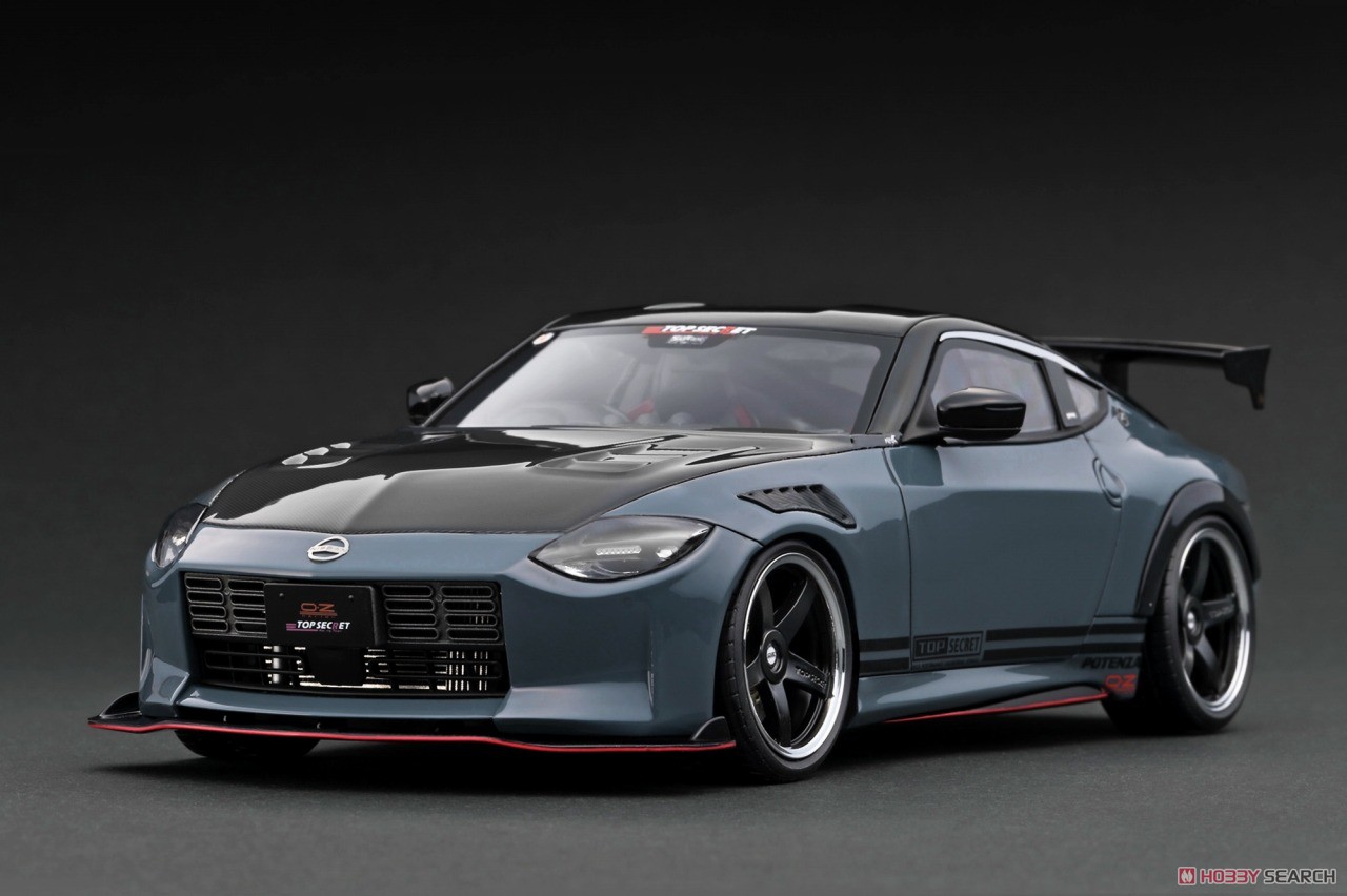 TOP SECRET Fairlady Z (RZ34) Stealth Gray (ミニカー) - ホビー
