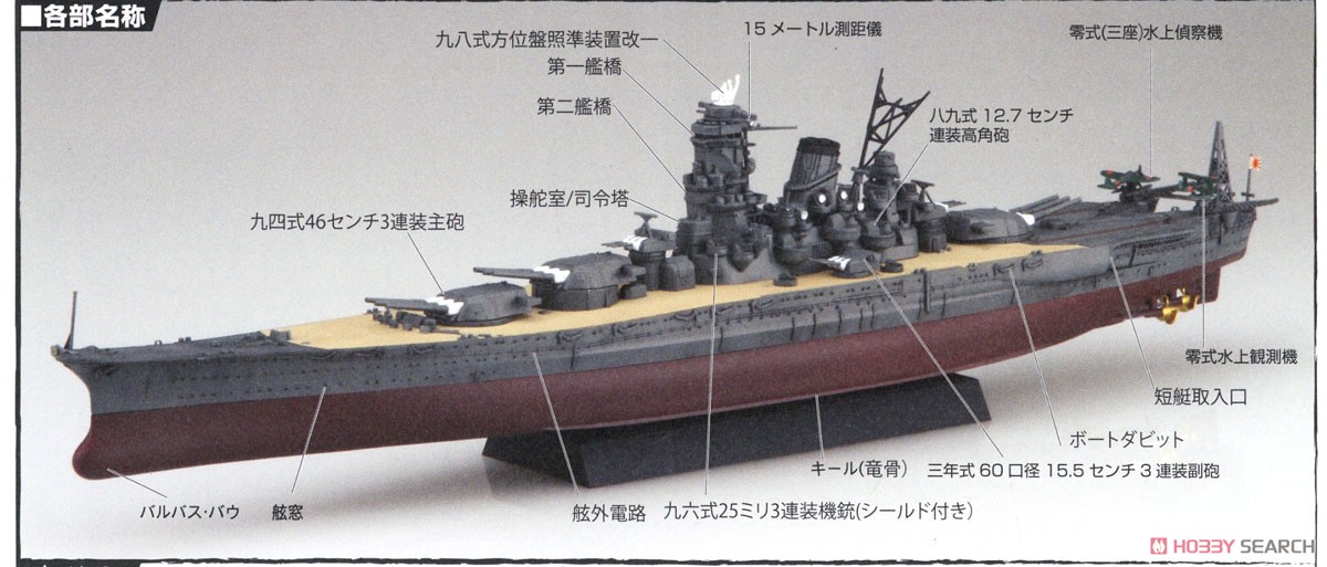 プラモデル フジミ模型 1/700 日本海軍戦艦 武蔵 艦NEXT 1/700 艦NX2 日本
