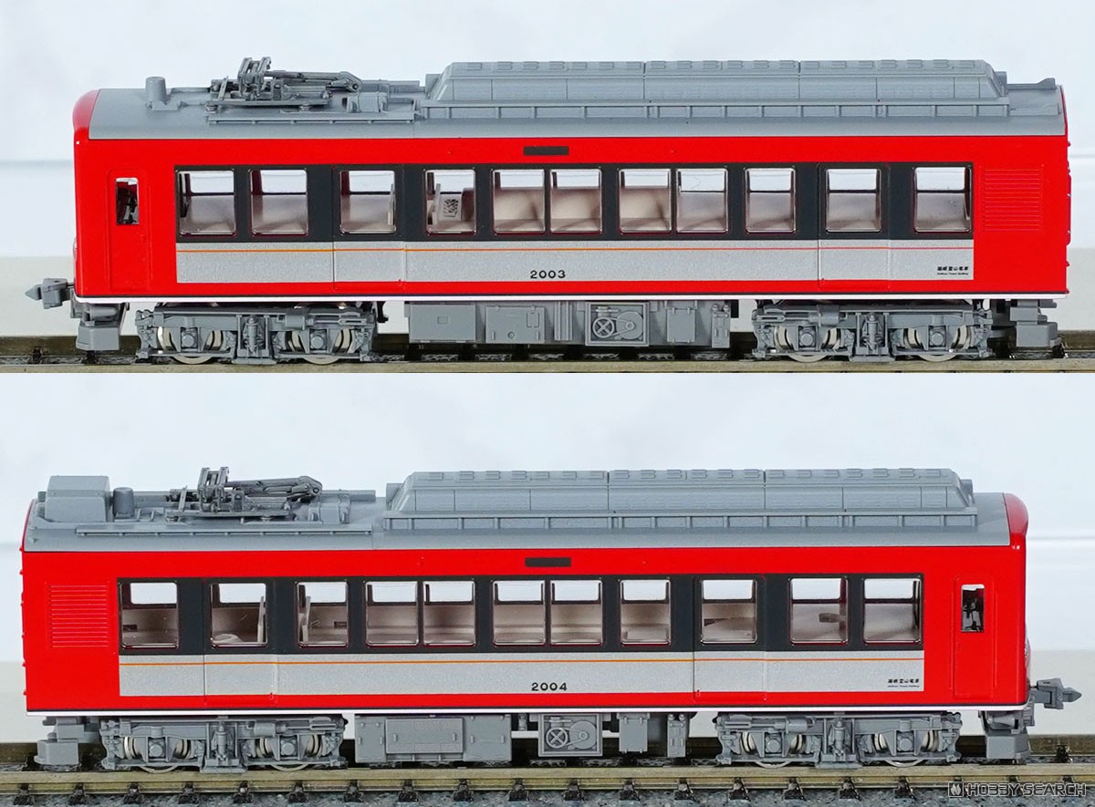 箱根登山電車2000形 サン・モリッツ号 (アレグラ塗装) セット (2両