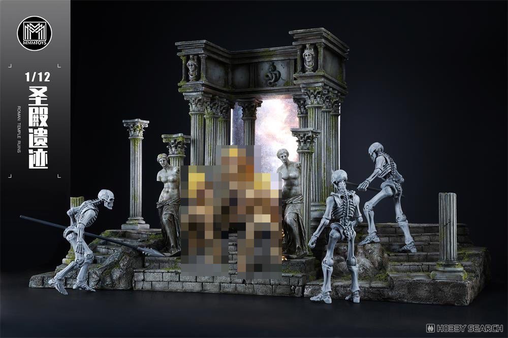 MMMトイズ 1/12 ローマ神殿遺跡ジオラマベース D (ドール) - ホビー