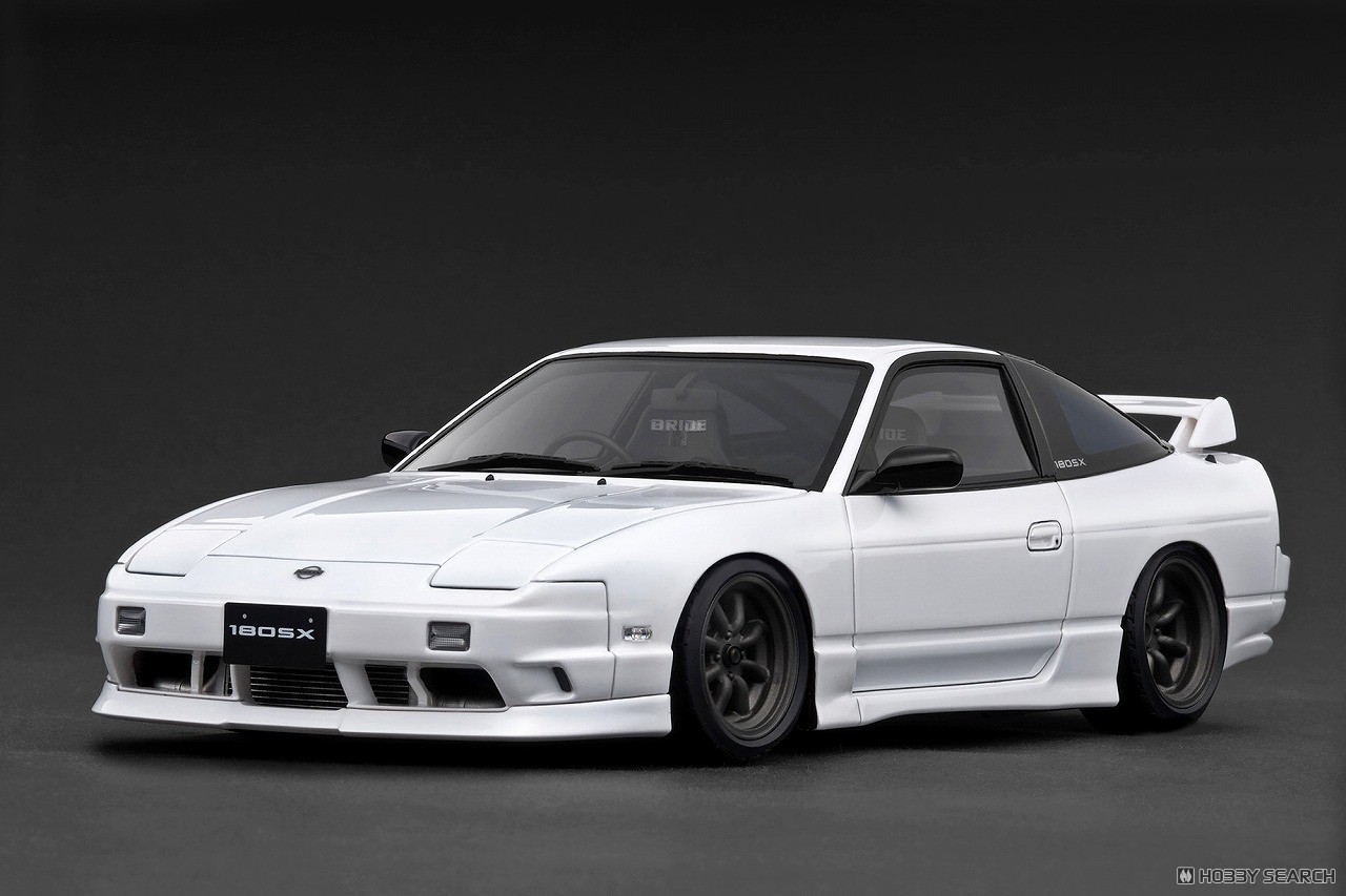 Nissan 180SX TYPE X (RPS13) White (ミニカー) - ホビーサーチ ミニカー