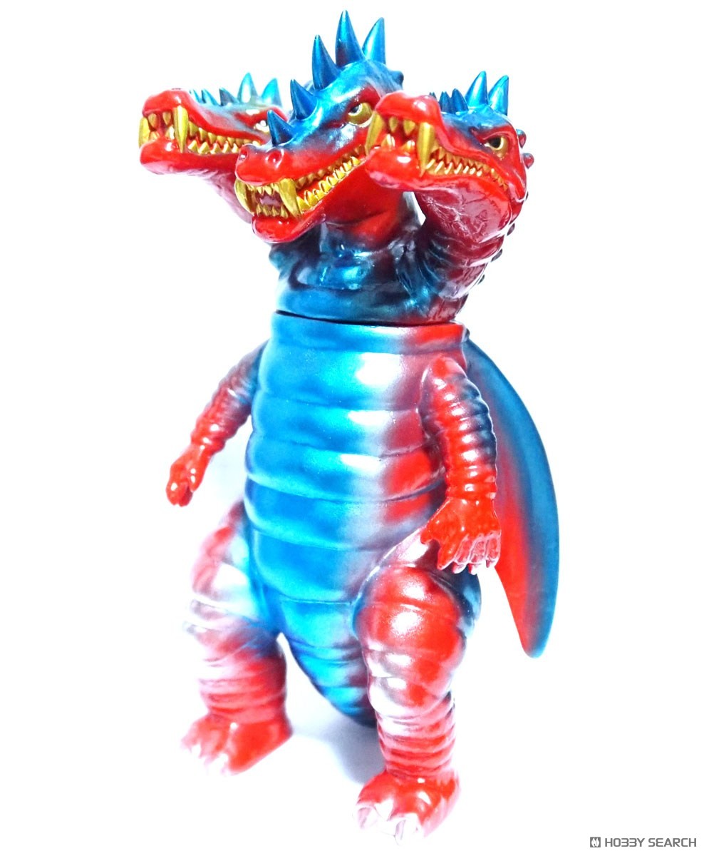 三つ首竜「スペクトルマン」登場怪獣（マスダヤ復刻）ソフビフィギュア