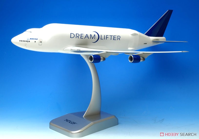 B747LCF Boeing Dreamlifter w/Landing Gear, Stand - HobbySearch